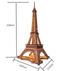 Rolife Night Of The Eiffel Tower Large Wooden Puzzle With 4 Light Shows For Gift Pi-Mart