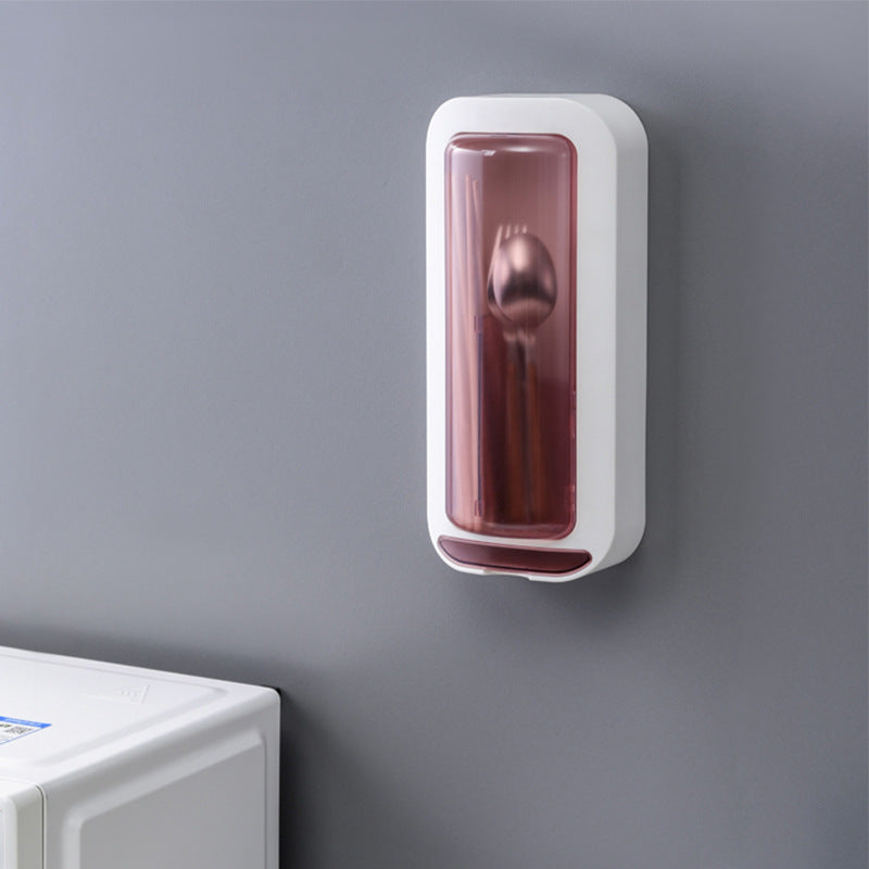 Punch-free Wall-mounted Drain Chopstick Holder
