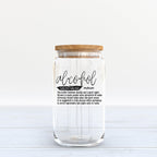 17oz Glass Tumbler With Bamboo Lid And Straw Reusable Insulated Cup For Coffee Tea Beer BandsCo Straps