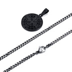 Men's Compass Necklaces Pi-Mart