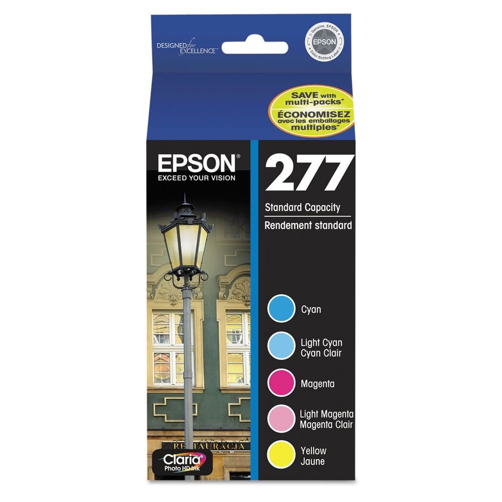 T277920 (277) Claria Ink, Cyan/light Cyan/light Magenta/magenta/yellow