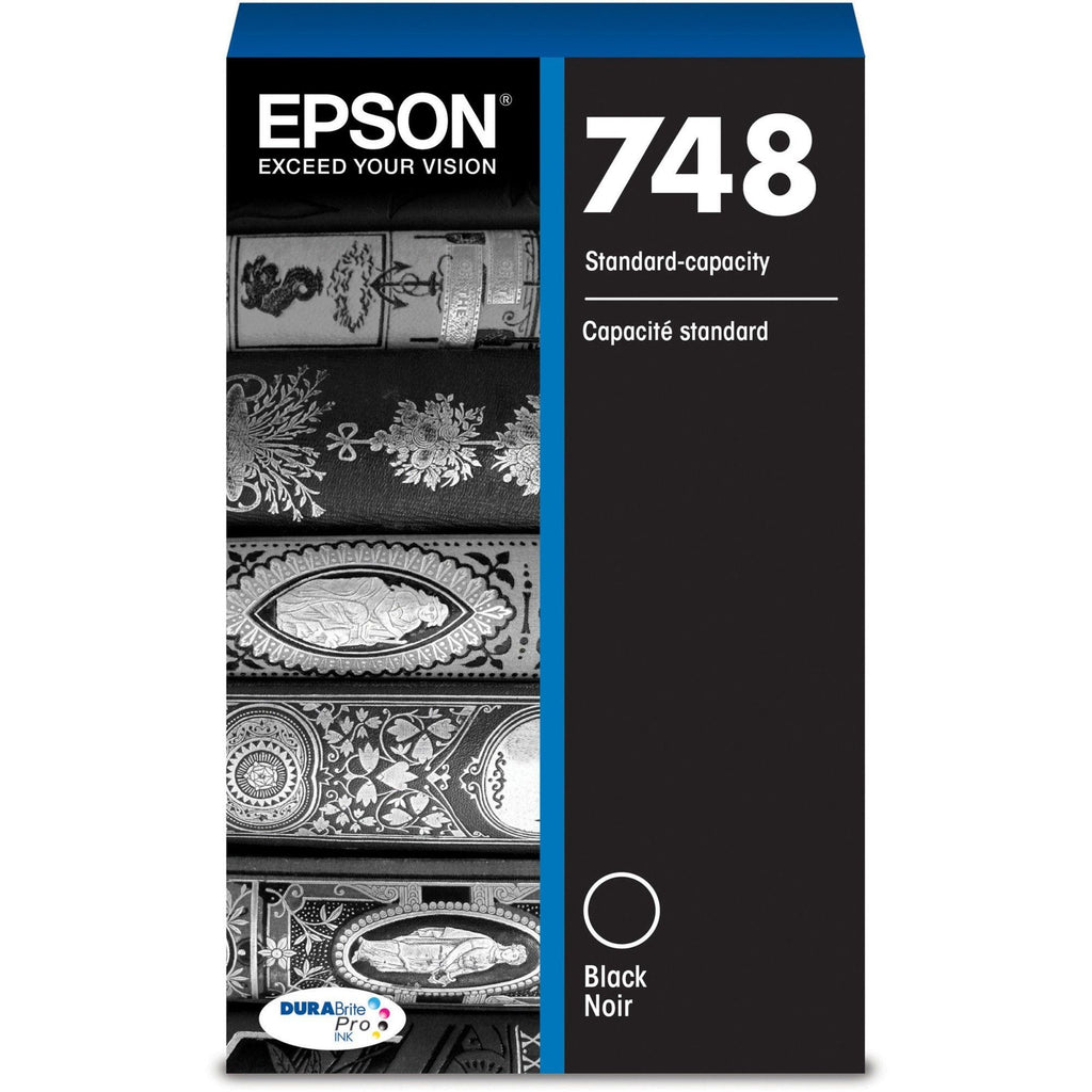 Epson, EPST748120, 748 Black Ink Cartridge (T748120), 1 Each EasyOptionXY LLC
