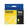 EPSON 702 DURABrite Ultra Ink Standard Capacity Yellow Cartridge (T702420-S) Works with WorkForce Pro WF-3720, WF-3730, WF-3733