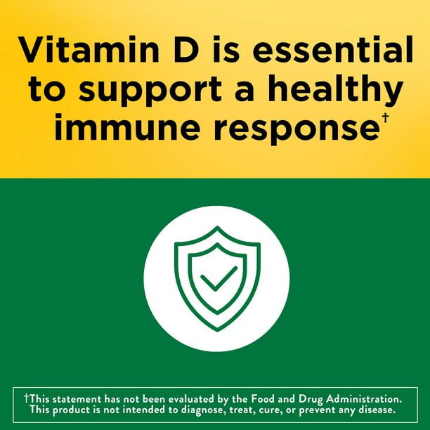 Nature Made Vitamin D3 1000 IU (25 mcg) Softgels; 200 Count; Twin Pack