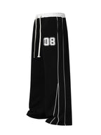 Men's Drawstring Wide Leg Pants