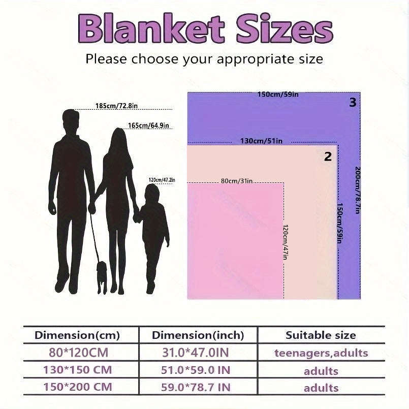 1pc Demonic Goat Baphomet Blanket 3D Printing Flannel Throw Blanket Bedroom Living Room Sofa Camping Travel Comfortable And Soft Blanket