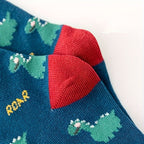 Boy's Dinosaur Pattern Socks, Breathable, Comfy, Casual Style, Unisex Lootquake LLC