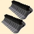 20 Or 60 Pairs Of Men's Low Cut Socks, Anti Odor & Sweat Absorption, Comfy & Breathable, Elastic Sport Socks, All Seasons Wearing Lootquake LLC