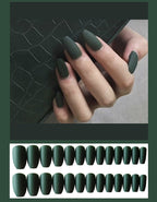Frosted ballet fake nails Pi-Mart