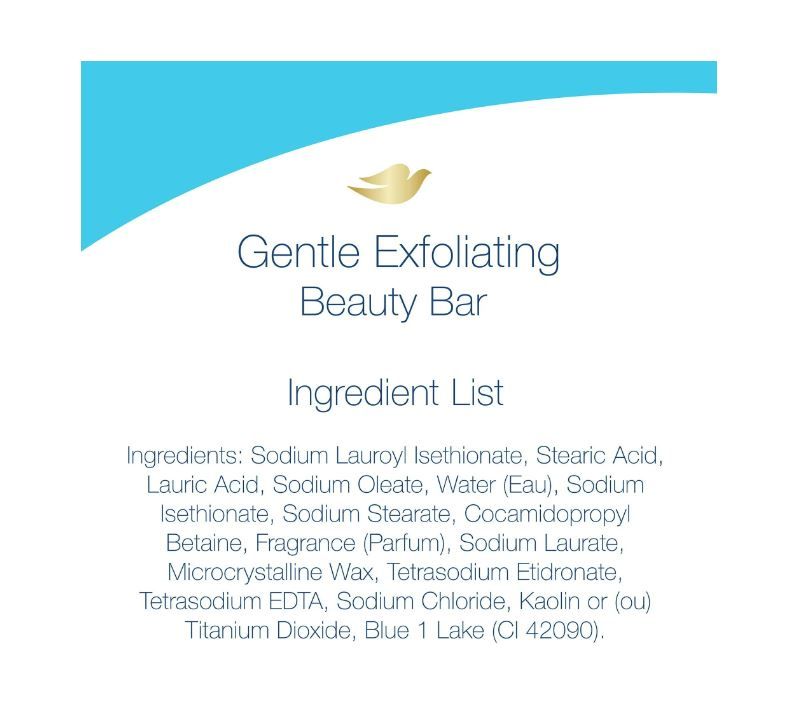 Dove Gentle Exfoliating Women's Beauty Bar Soap All Skin Type, 3.75 oz (8 Bars) EasyOptionXY LLC