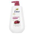 Dove Moisturizing Gentle Women's Body Wash with Pump All Skin Type, Revitalizante Cherry & Chia Milk, 30.6 oz EasyOptionXY LLC