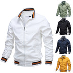 Sports Solid Color Jacket Men's Pi-Mart
