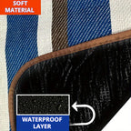 1pc Extra Large Dual-Layer Nylon Picnic Blanket - Water-Resistant, Spacious & Comfortable Mat with Carry Handle - Ideal for Sunny Beaches, Family Camping & Outdoor Fun