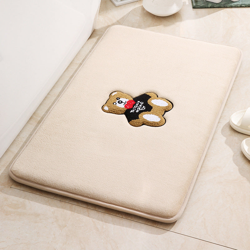 Absorbent Non-slip Living Room Bathroom Floor Mat Pi-Mart
