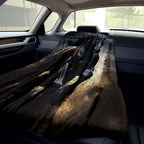 Running Black Horse Pattern Printed Nap RV Travel Camping Soft Comfortable Convenient All-Season Blanket