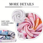 Retro Poker and Dice Design Polyester Blanket - 100% Plush Material, Warm, Lightweight, Versatile for Sofa, Bed, Travel, Picnic, Multipurpose Rectangle Chair Mat with Large Coverage Area Over 2.16m² and Longest Side Exceedin