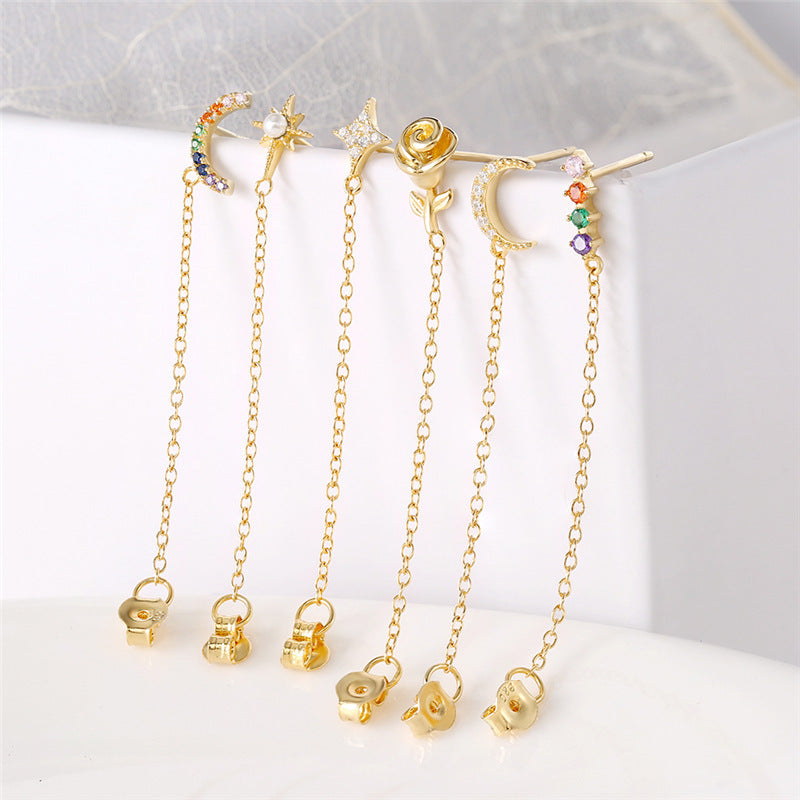 Single tassel earring Pi-Mart
