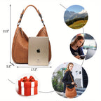 Hobo Woven Shoulder Bag in Large - SJB-DIAMOND ELITES