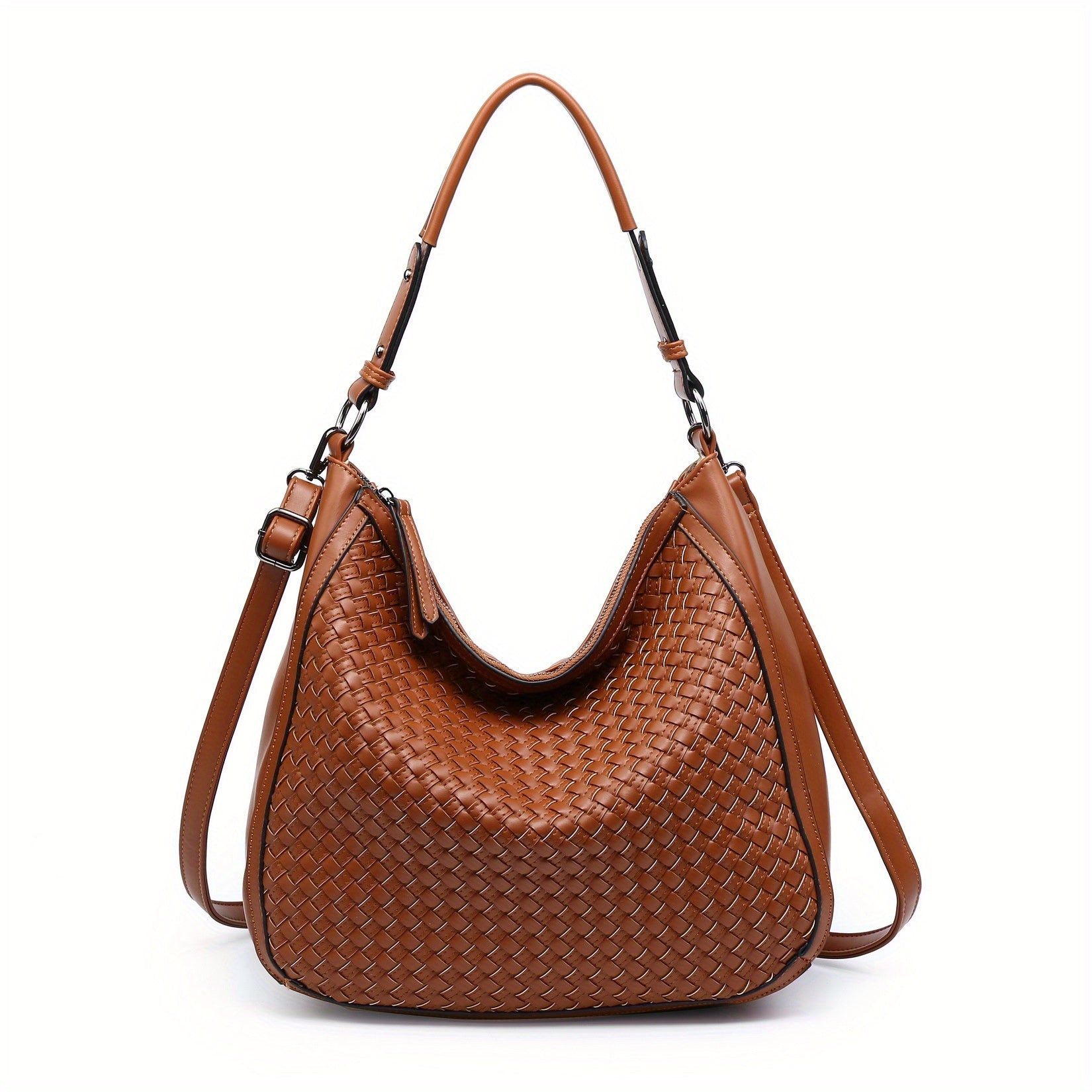 Hobo Woven Shoulder Bag in Large - SJB-DIAMOND ELITES