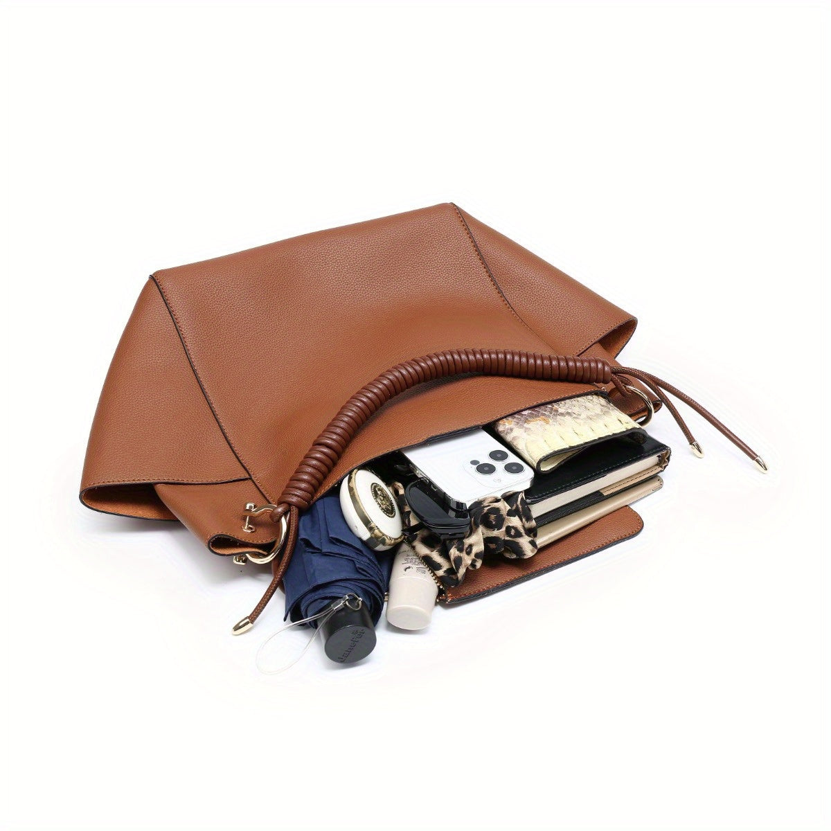 Soft Hobo Bag Unique Braided Woven Handle - SJB-DIAMOND ELITES