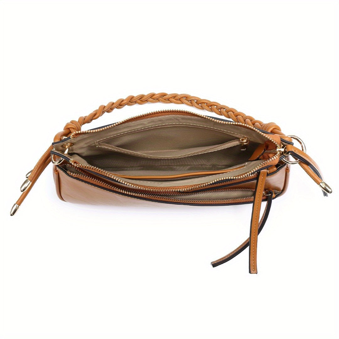 Small Shoulder Bag Unique Handmade Woven Handle hobo - SJB-DIAMOND ELITES