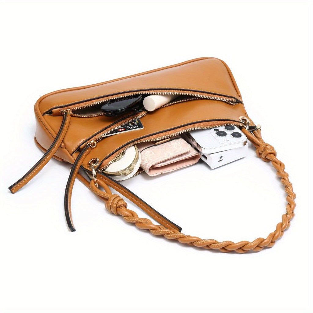 Small Shoulder Bag Unique Handmade Woven Handle hobo - SJB-DIAMOND ELITES