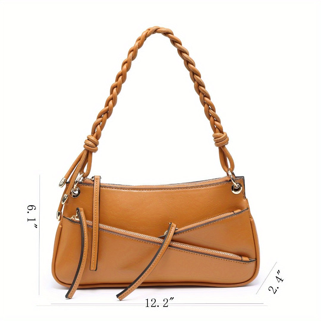 Small Shoulder Bag Unique Handmade Woven Handle hobo - SJB-DIAMOND ELITES