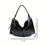 Large Shoulder Bag Unique Handmade Woven Handle  hobo - SJB-DIAMOND ELITES