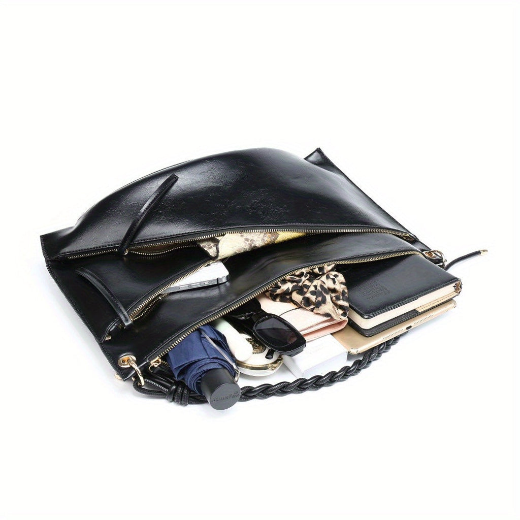 Large Shoulder Bag Unique Handmade Woven Handle  hobo - SJB-DIAMOND ELITES