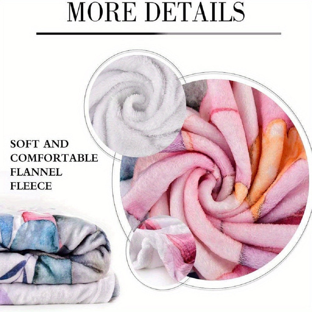 African Girl Luxury Flannel Throw Blanket - Velvety Soft, 100% Premium Polyester, Oversized for Living Room, Bedroom, Sofa, Couch & Car - Durable Chair Cover and Stylish Picnic Decor