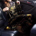 Ouija Board Design Flannel Throw Blanket, Soft Polyester Fiber, Decorative Sofa Couch Picnic Blanket, Lightweight Warm Bed Cover for Living Room Bedroom, Polyester 100%, Large Size Available