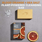 Dove Men+Care Men's Cleansing Bar Soap All Skin Type, Blood Orange + Sea Salt, 5 oz