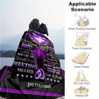 To My Wife Love Blanket - Faith & Devotion Themed Polyester Flannel, 100% Polyester, Large Size, Machine Washable, Multi-Purpose Sheet for Picnic, Travel, Anniversary Gift from Husband Lootquake LLC