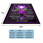 To My Wife Love Blanket - Faith & Devotion Themed Polyester Flannel, 100% Polyester, Large Size, Machine Washable, Multi-Purpose Sheet for Picnic, Travel, Anniversary Gift from Husband Lootquake LLC