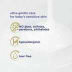 Baby Dove Sensitive Skin Body Wash Calming Moisture Hypoallergenic & Tear-Free, 34 oz