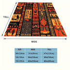 Soft & Cozy African American Culture Flannel Throw Blanket - Perfect For Living Room, Bedroom, Sofa, Picnic, And Car Naps