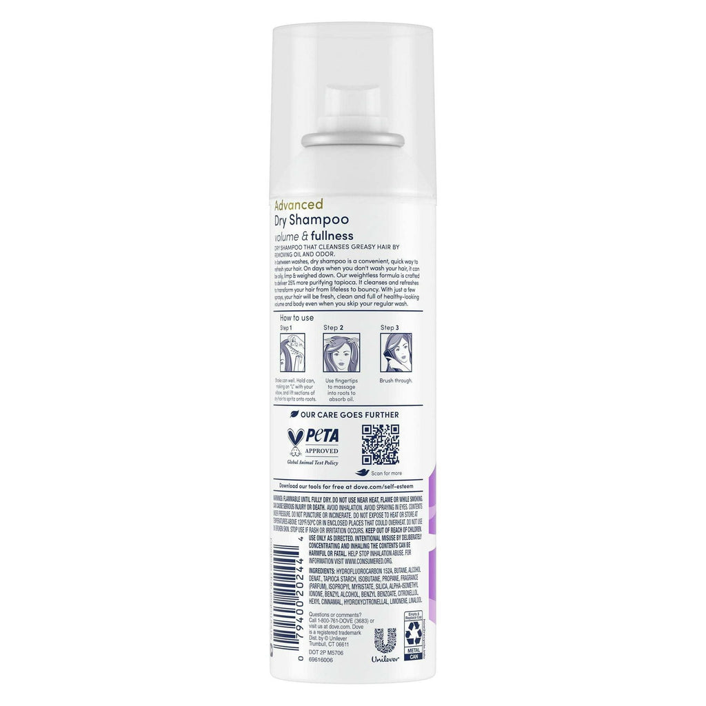 Dove Advanced Volume and Fullness Dry Shampoo, 5 oz EasyOptionXY LLC