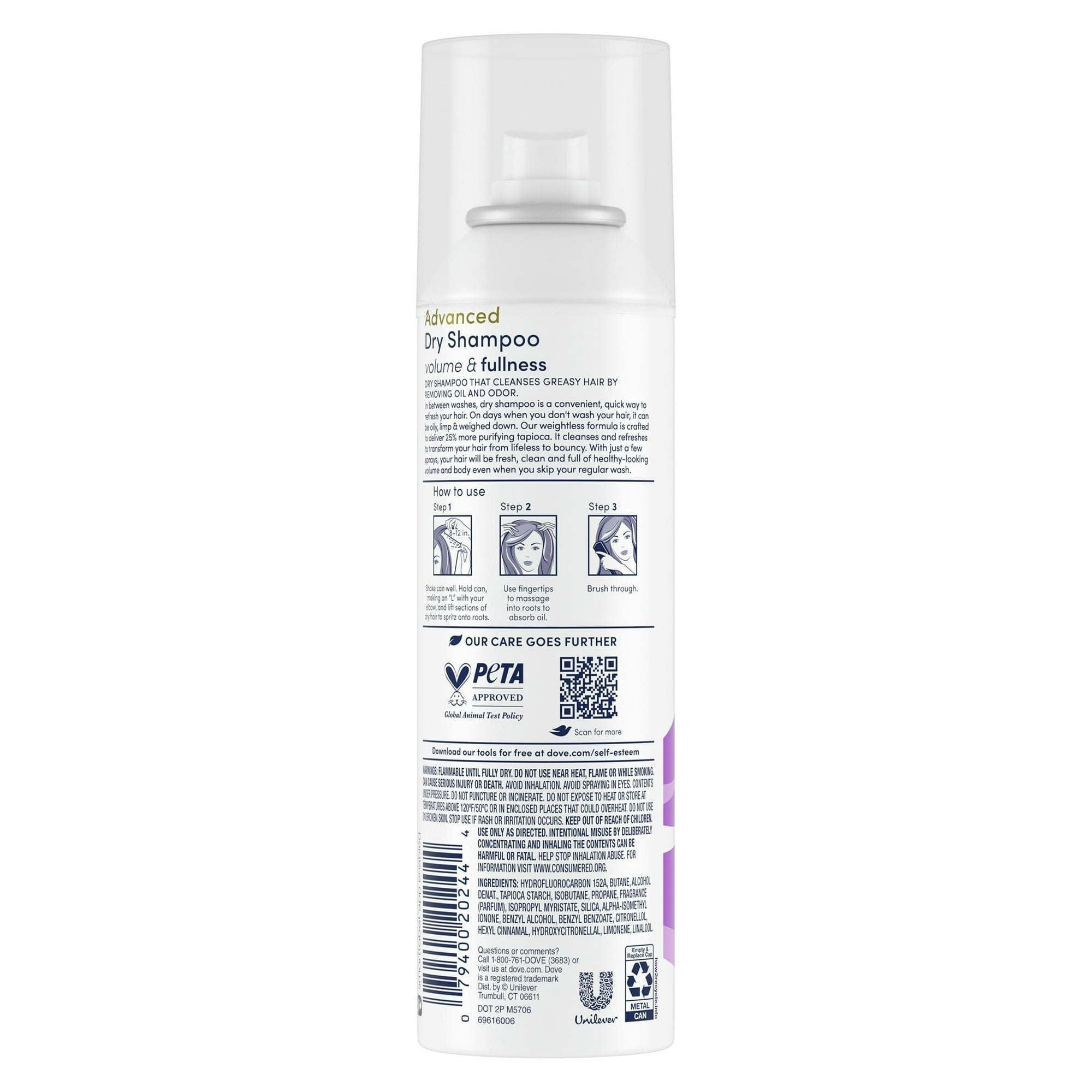 Dove Advanced Volume and Fullness Dry Shampoo, 5 oz EasyOptionXY LLC