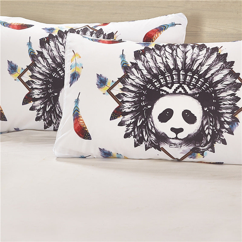 Three-piece digital printing duvet cover Pi-Mart