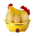 Egg Cooker, Egg Boiler With Steamer Attachment For Soft And Hard Boiled Eggs, Poached Boiled & Omelette Maker Machine Steamer, 7 Egg Capacity Pi-Mart