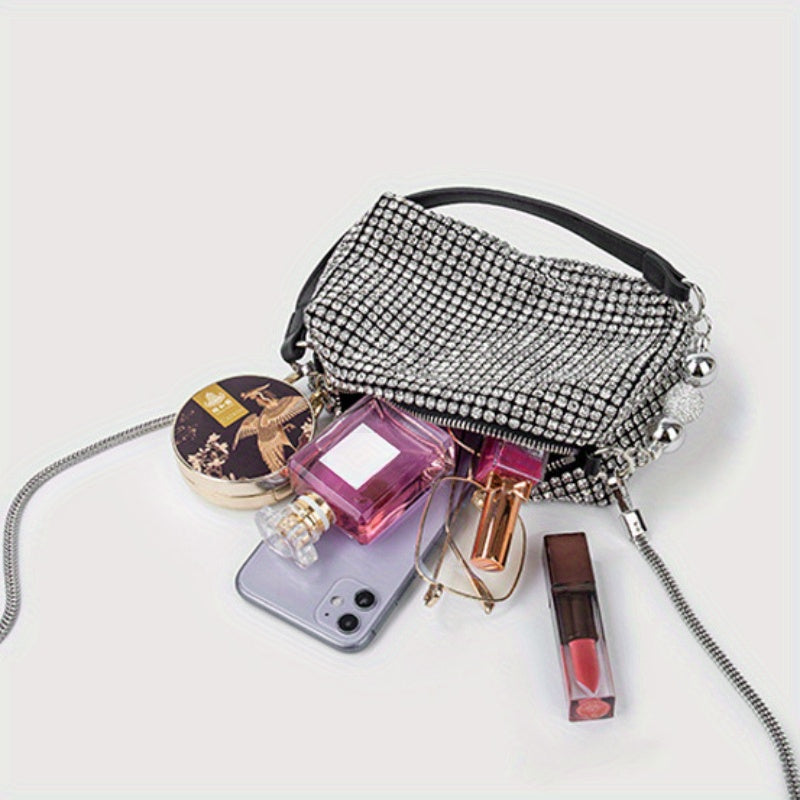 Rhinestone Small Party Bag Chain Evening  Shoulder Purse - SJB-DIAMOND ELITES