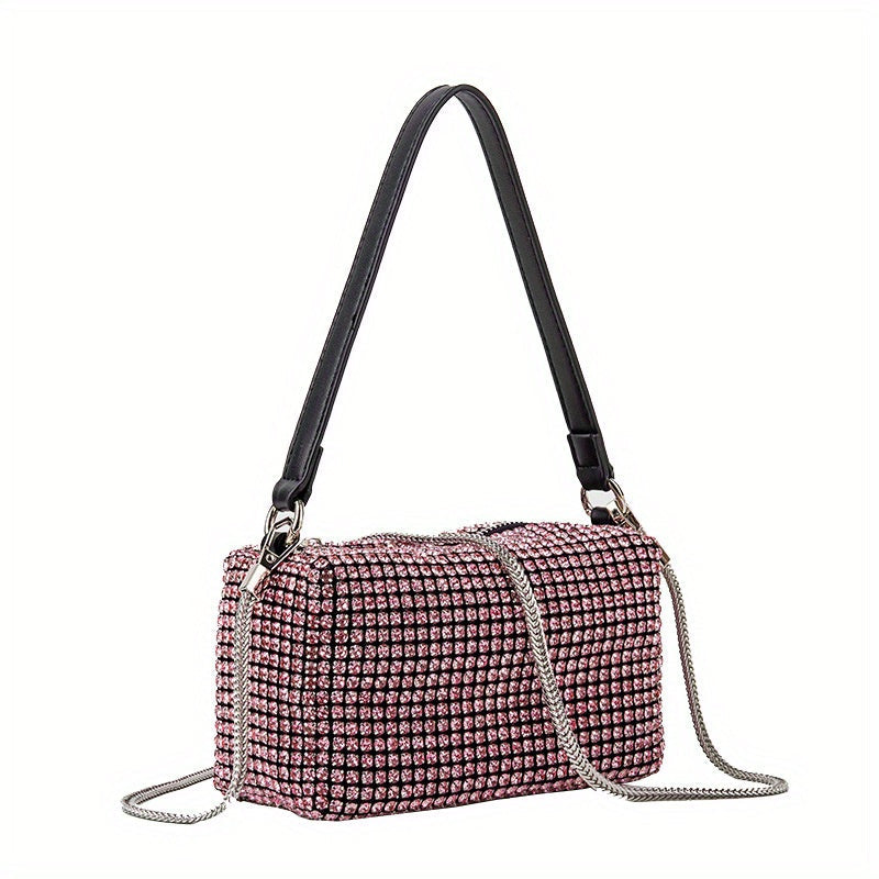 Rhinestone Small Party Bag Chain Evening  Shoulder Purse - SJB-DIAMOND ELITES