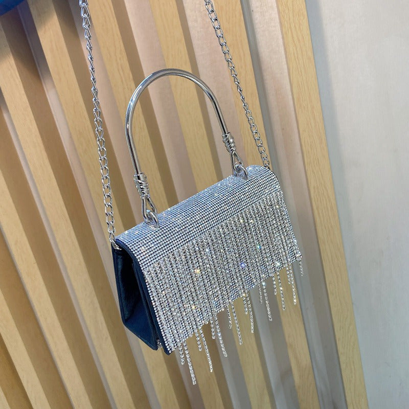 Bling Diamonds Rhinestone Tote Women Bags Purse Prom Evening Cltuch Crossbody Lady Handbags - SJB-DIAMOND ELITES