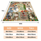 [Hot Selling] Cozy Snowman Christmas Blanket - Soft, Durable Polyester with 3D Printed Design - Perfect for Bed, Sofa, Camping & Travel - Available in Multiple Sizes Lootquake LLC