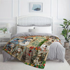 [Hot Selling] Cozy Snowman Christmas Blanket - Soft, Durable Polyester with 3D Printed Design - Perfect for Bed, Sofa, Camping & Travel - Available in Multiple Sizes Lootquake LLC