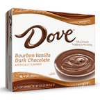 Dove Bourbon Vanilla Dark Chocolate Instant Pudding Mix and Pie Filling, 4 Servings, 3.03 oz
