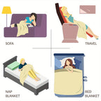 Luxurious Money Print Flannel Blanket – Cozy and Plush Polyester Throw for Sofa, Bed, and Office – Large Size for Camping, Multi-Purpose Gift for All Seasons – Premium Softness and Warmth Lootquake LLC