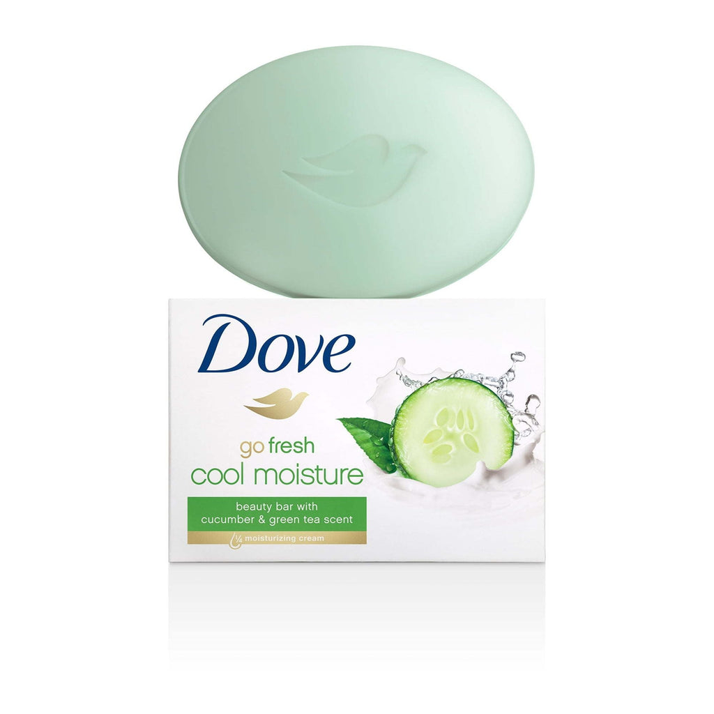Dove Cool Moisture Cucumber And Green Tea Beauty Bar 22.50 oz 6 Bars