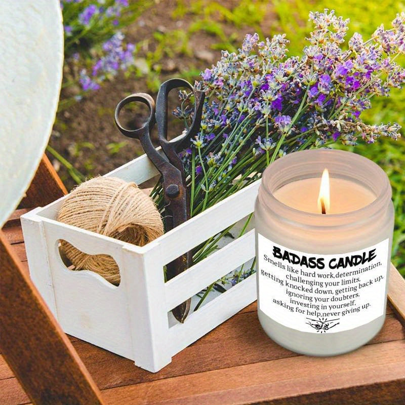 Encourage Inspirational Never Give Up Gift For Best Friend Class Work Mate Women Man Cute Cool Sweet Christmas Birthday Thanksgiving Graduation Idea 2024 Unique Ornament Decor Trendy Stuff Lavender Scented Candle Small Box Re