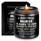 Unique Nurse Appreciation Gift for Women - Scented Candle for Her Practitioner, Nursing Professionals, Student, Friend on New Nurses Week, Party, Birthday, Christmas, Thanksgiving Day, Graduation, Retirement - Bulk Present wi Lootquake LLC